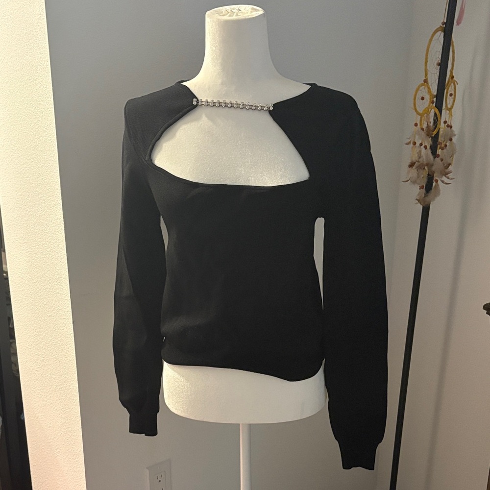 Forever 21 Black Cutout Camisole